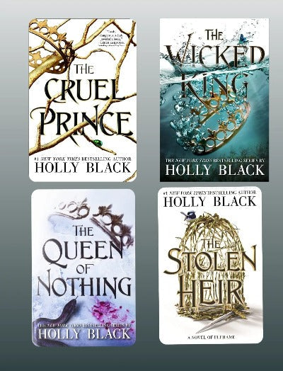 (Combo) The Cruel prince + The Wicked king + The Queen of nothing + Stolen Heir by Holly Black