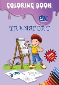Transport Coloring books by Biswa Choudhury - Paperback cover
