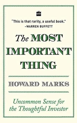 The Most Important Thing by Howard Marks - Paperback cover