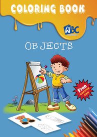 Objects Coloring books by Biswa Choudhury - Paperback cover