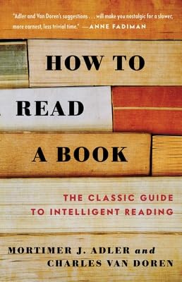 livro how to read a book mortimer j adler charles van doren 1972 by Mortimer J. Adler & Charles Van Doren - Paperback cover