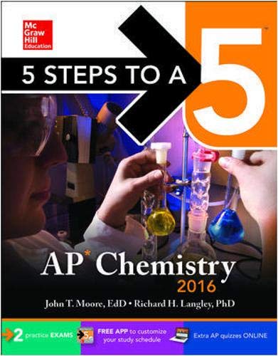5 Steps to a 5 AP Chemistry 2016 (5 Steps to a 5 on the Advanced Placement Examinations Series) by Richard H. Langley - Paperback cover