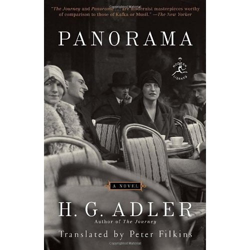 Panorama. A Novel by H.G. Adler - Paperback cover