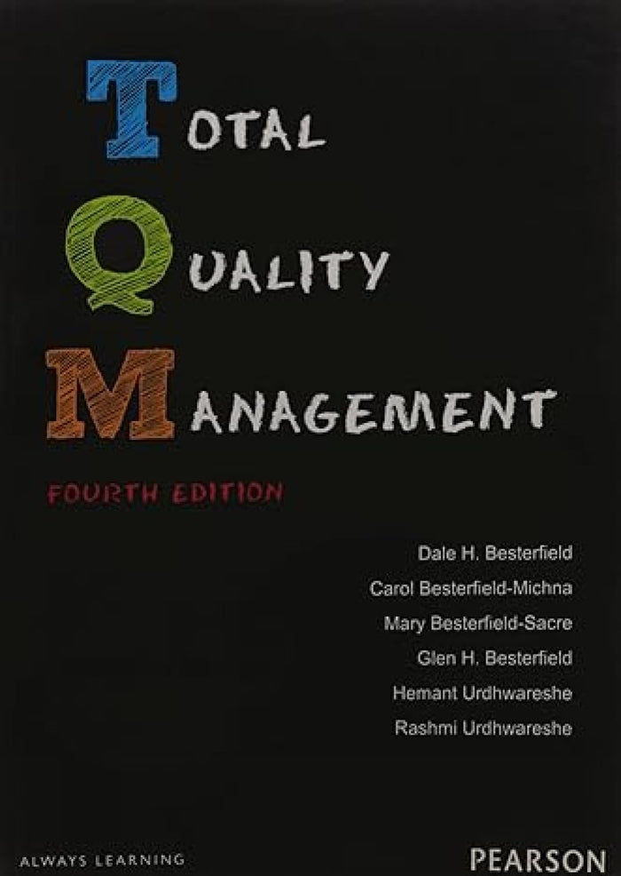 Top Quality Management by Dale H. Besterfield, Carol Besterfield-Michna and Glen Besterfield - Paperback cover