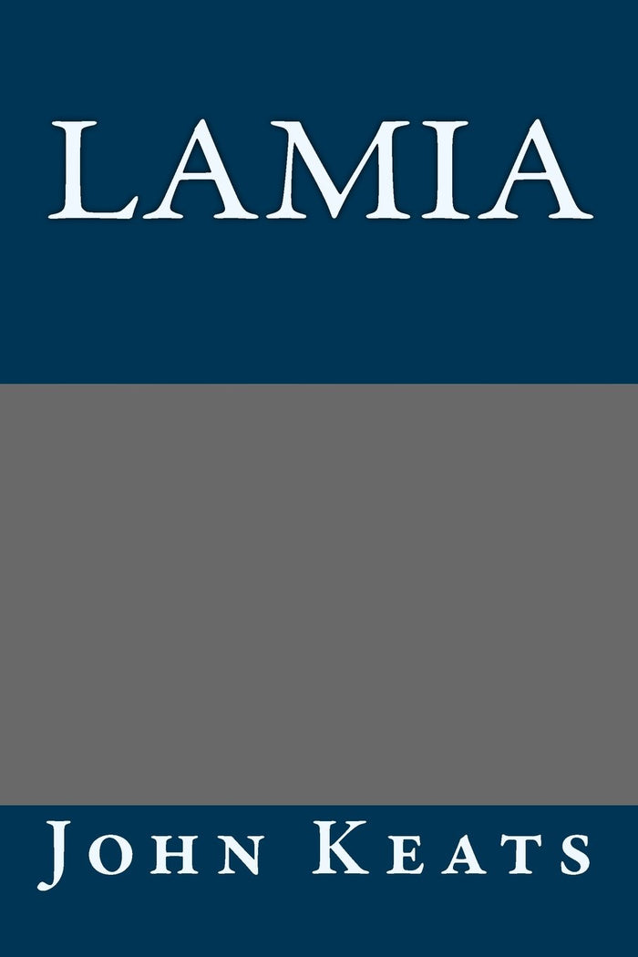 Lamia by John Keats - Paperback cover