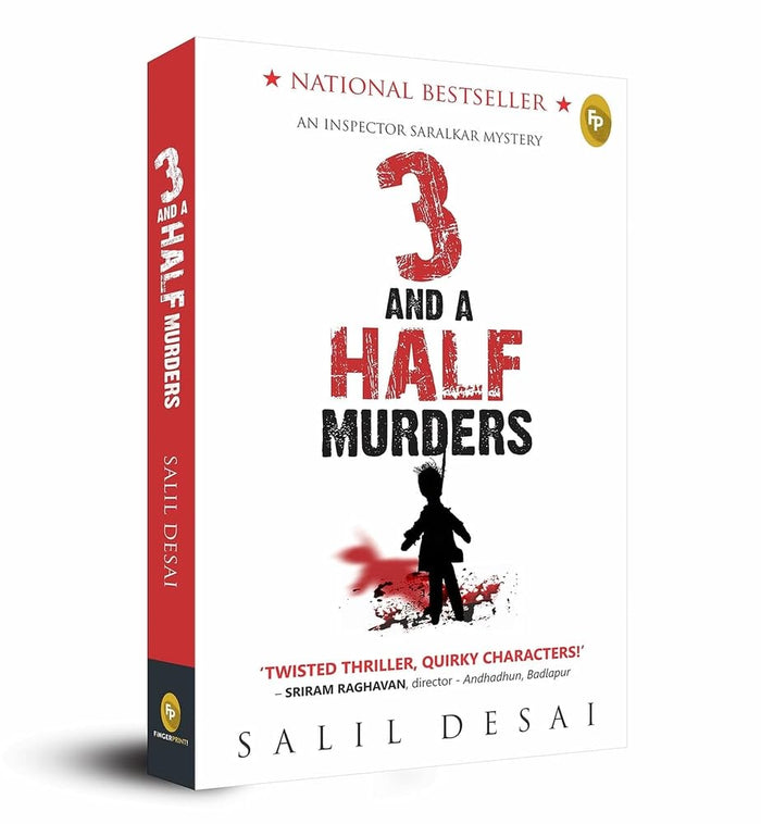 3 and a Half Murders: An Inspector Saralkar Mystery by Salil Desai - Hardcover cover