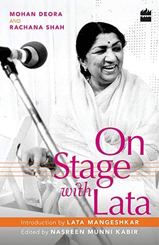 On Stage with Lata by Mohan Deora - Book cover