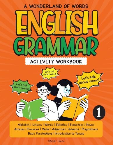 A Wonderland of Words: English Grammar - Level 1 Activity Workbook by Wonder House Books - Paperback cover