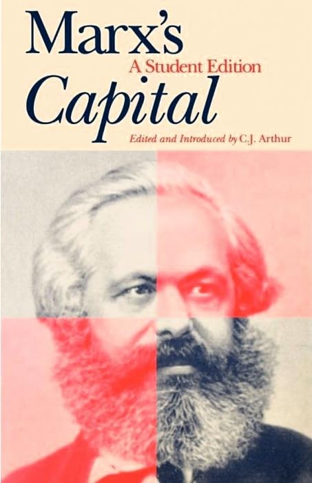 Marx's Capital by C J Arthur - Paperback cover