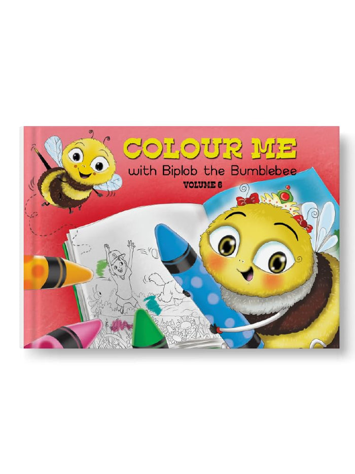 Colour Me with Biplob the Bumbblebee Volume 6 Coloring Book by Abhishek Talwar (Author) For Age 3 to 7 by Abhishek Talwar - Book cover