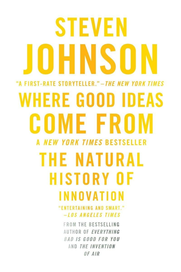 Where Good Ideas Come From: The Natural History of Innovation by Steven Johnson - Paperback cover