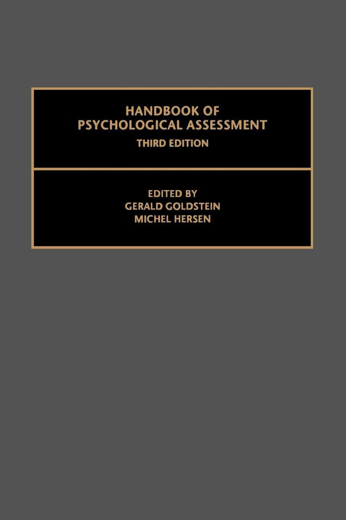 Handbook of Psychological Assessment - Hardcover cover