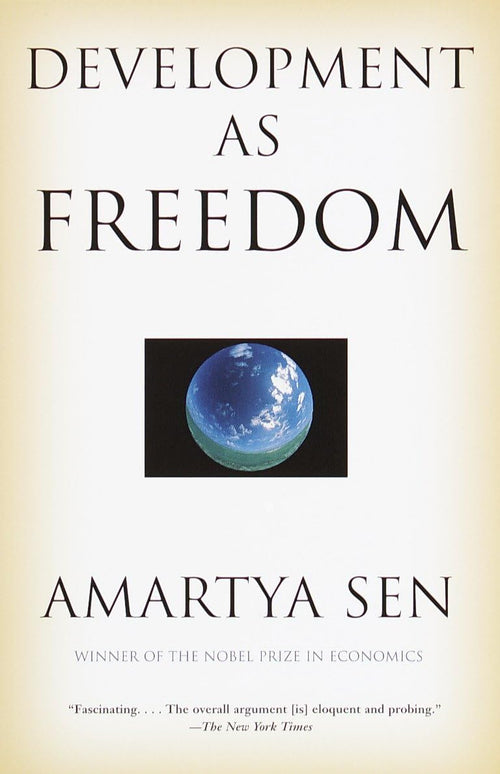Development as Freedom by Amartya Sen - Paperback cover