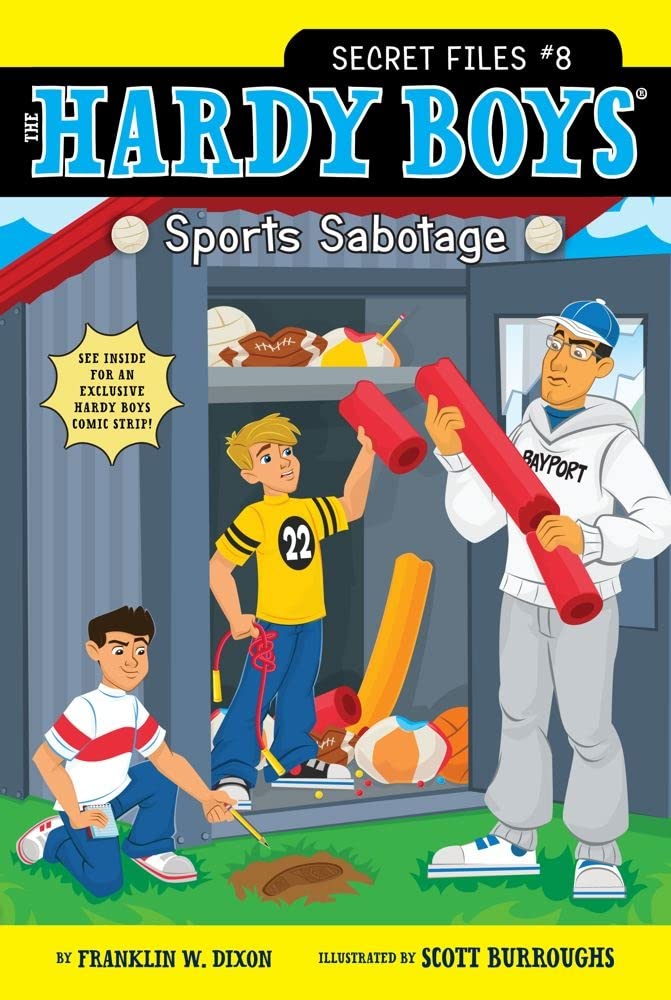Sports Sabotage (Hardy Boys: The Secret Files) by Franklin W. Dixon - Paperback cover