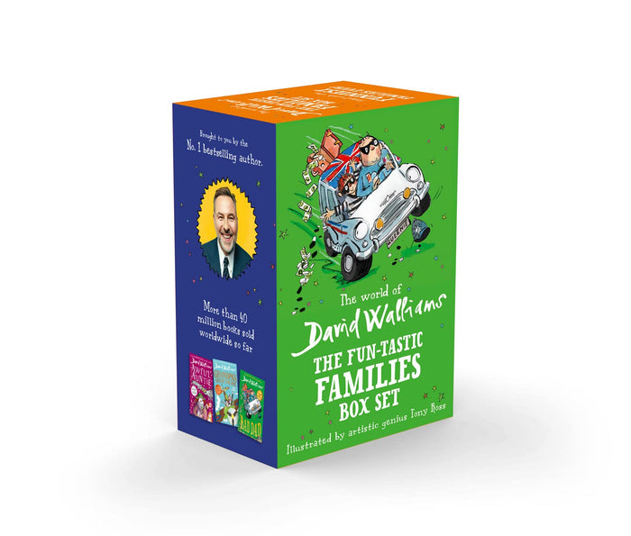 The World of David Walliams: Fun-Tastic Families Box Set by David Walliams - Paperback cover