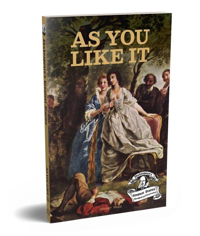 As You Like It: Abridged and Illustrated With Review Questions (Shakespeare's Greatest Stories) by Wonder House Books - Paperback cover