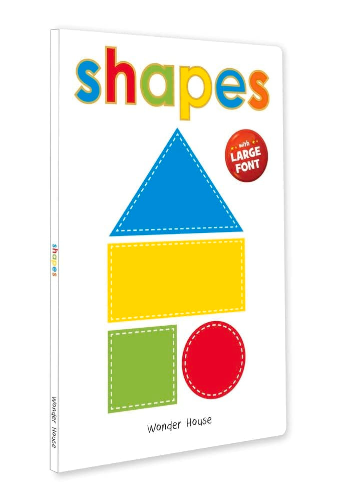 Shapes - Early Learning Board Book With Large Font : Big Board Books Series by Wonder House Books - Board Book cover