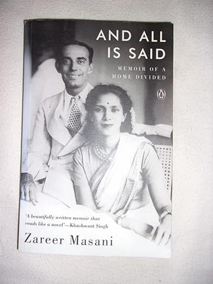 And All is Said by Zareer Masani - Paperback cover