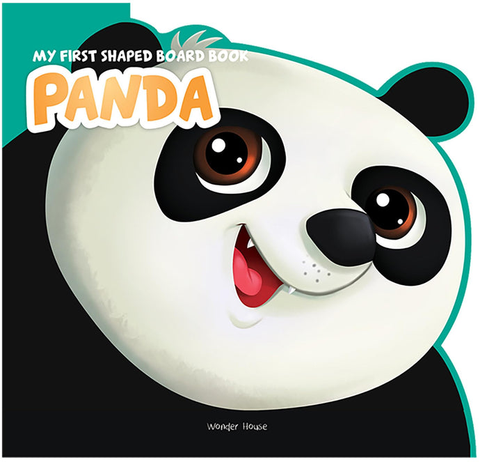 My First Shaped Board book - Panda, Die-Cut Animals, Picture Book for Children by Wonder House Books - Board Book cover