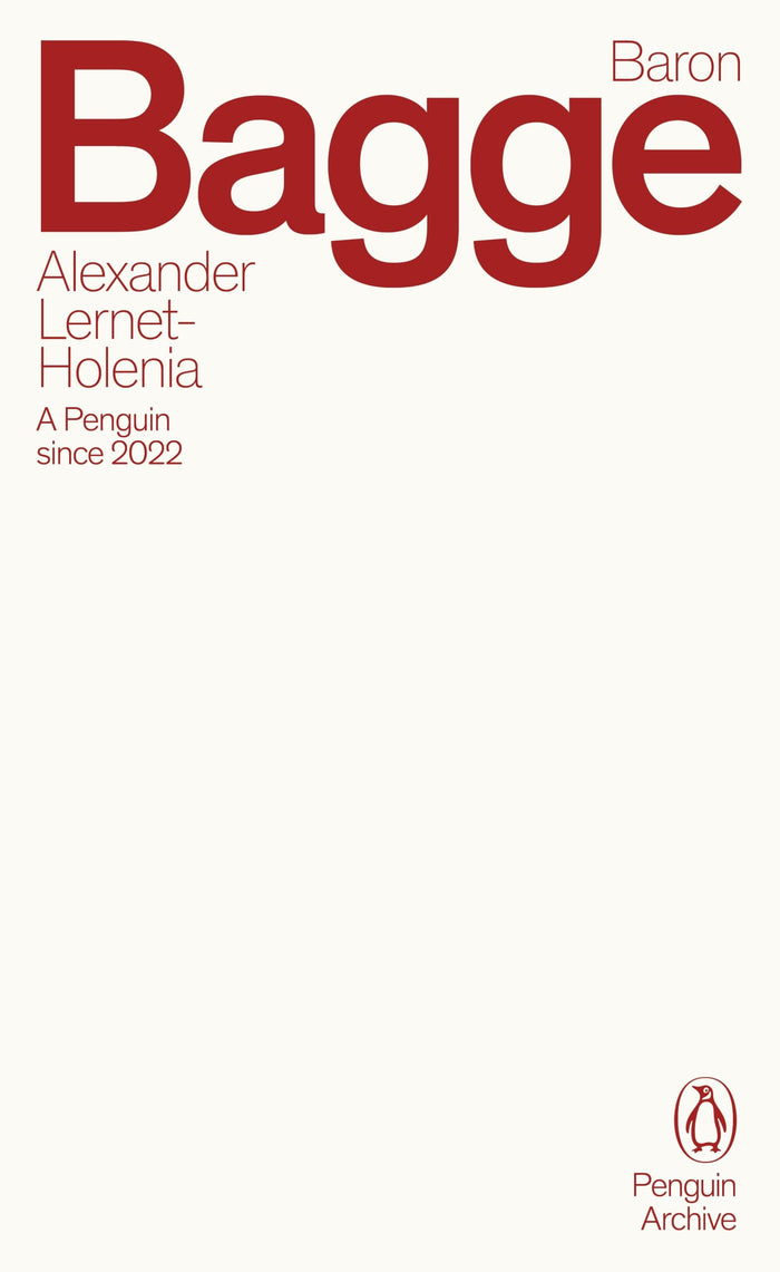 Penguin Baron Bagge (Penguin Archive). by Alexander Lernet-Holenia - Paperback cover