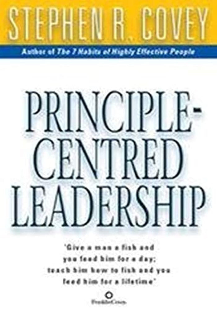 Principle Centered Leadership by Stephen R. Covey - Paperback cover