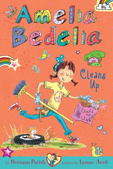 Amelia Bedelia Chapter Book #6: Amelia Bedelia Cleans Up by Herman Parish - Hardcover cover