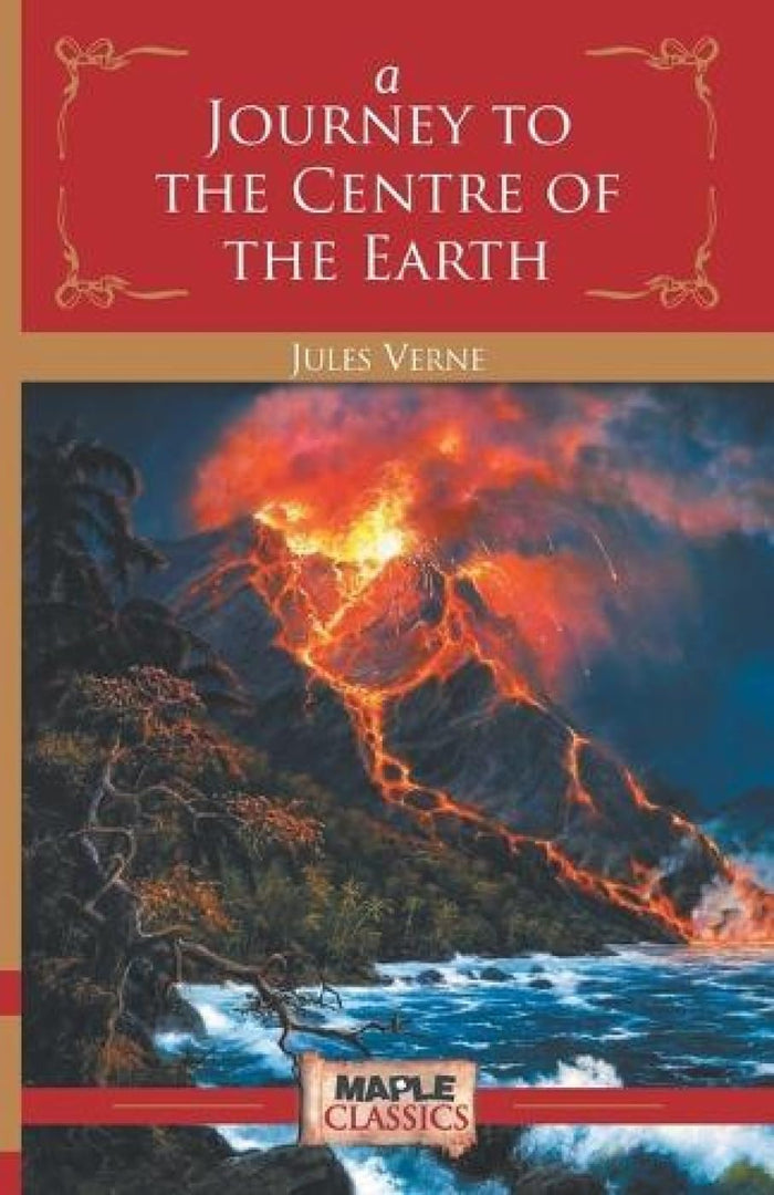A Journey to the Centre of the Earth by Jules Verne - Paperback cover