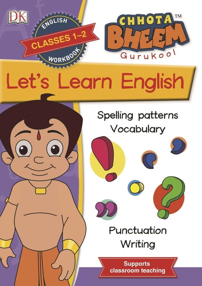 Chhota Bheem Gurukool - Lets Learn English by DK - Paperback cover