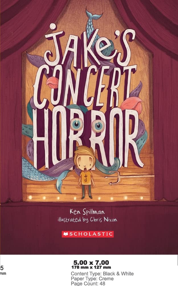 Jakes Concert Horror by Ken Spillman - Paperback cover