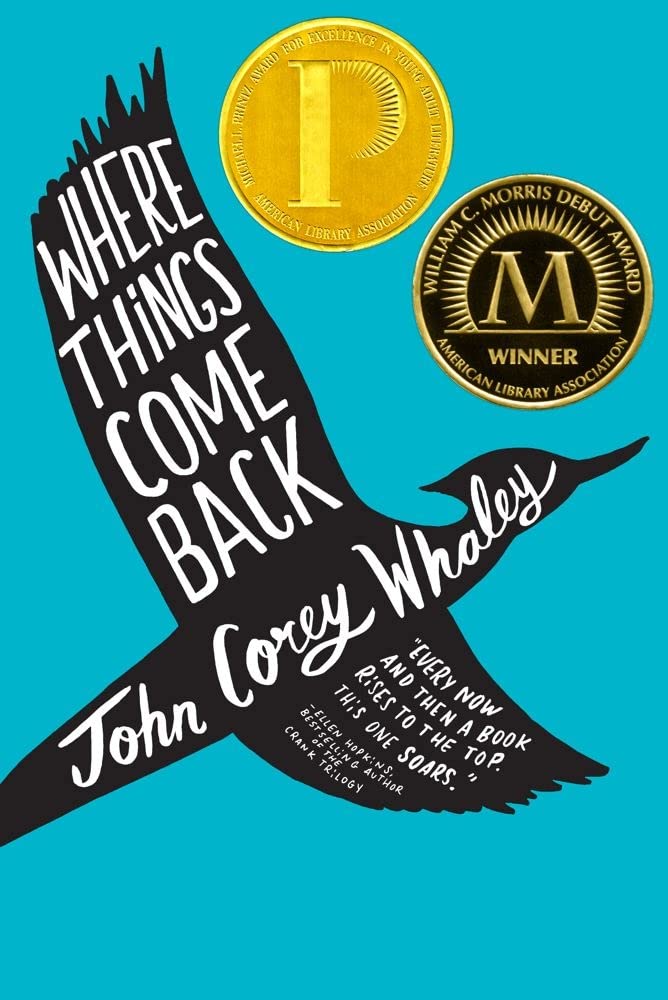 Where Things Come Back by John Corey Whaley - Paperback cover