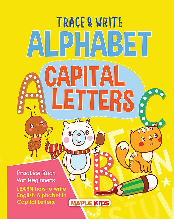 Alphabets Trace & Write Capital Letters ABC by Maple Press - Paperback cover