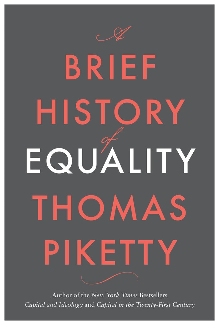 A Brief History of Equality by Thomas Piketty - Paperback cover