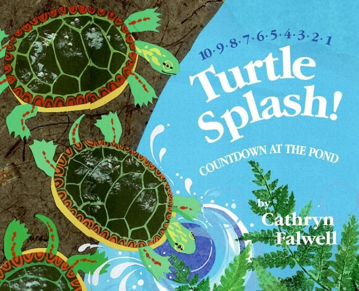 Turtle Splash!: Countdown at the Pond – A Delightful Counting Book About Turtles and Animals for Kids (Ages 4-8) by Cathryn Falwell - Paperback cover