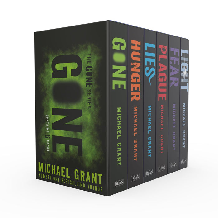 Gone Series 6 Books Collection Box Set by Michael Grant (Gone, Hunger, Lies, Plague, Fear & Light) by #Michael Grant (Author) - Bundle cover