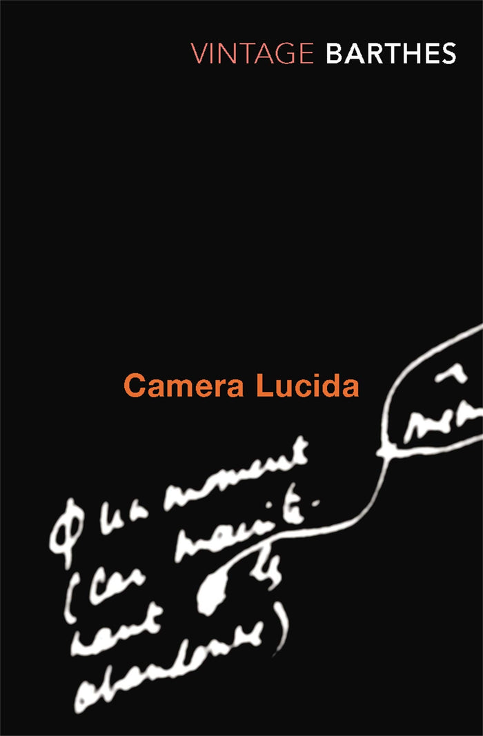 Camera Lucida: Reflections on Photography - Paperback cover