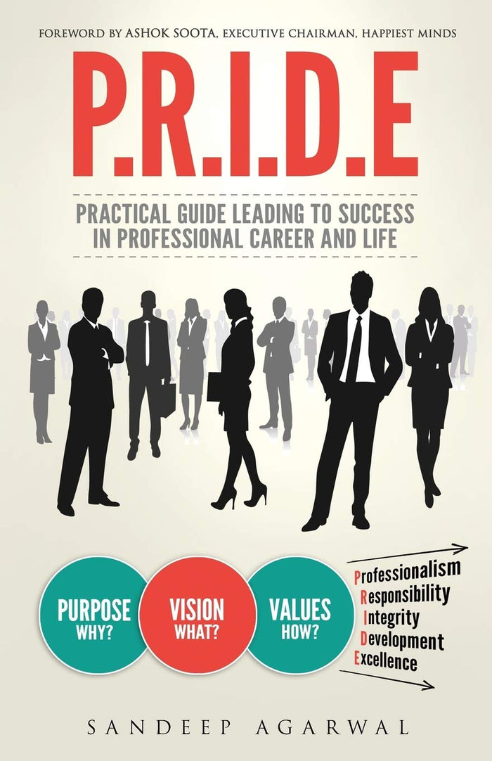PRIDE: Practical Guide Leading To Success In Professional Career and Life by Sandeep Agarwal - Paperback cover