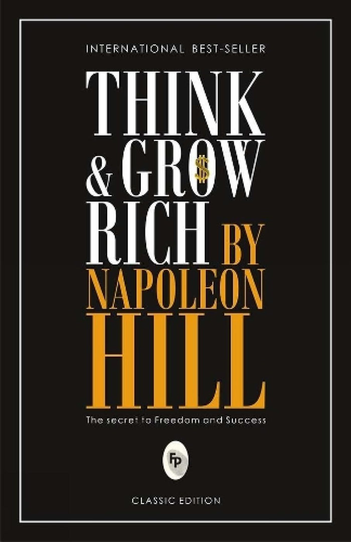 Think and Grow Rich by Napoleon Hill - Paperback cover