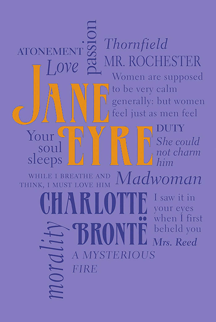 Jane Eyre (Word Cloud Classics) by Charlotte Brontë - Paperback cover