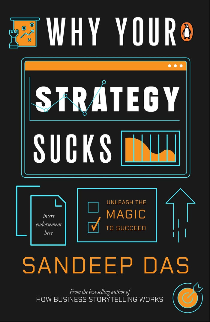 Why Your Strategy Sucks: Unlock the Magic to Succeed by Sandeep Das - Paperback cover