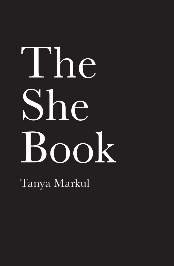 The She Book by Tanya Markul - Paperback cover