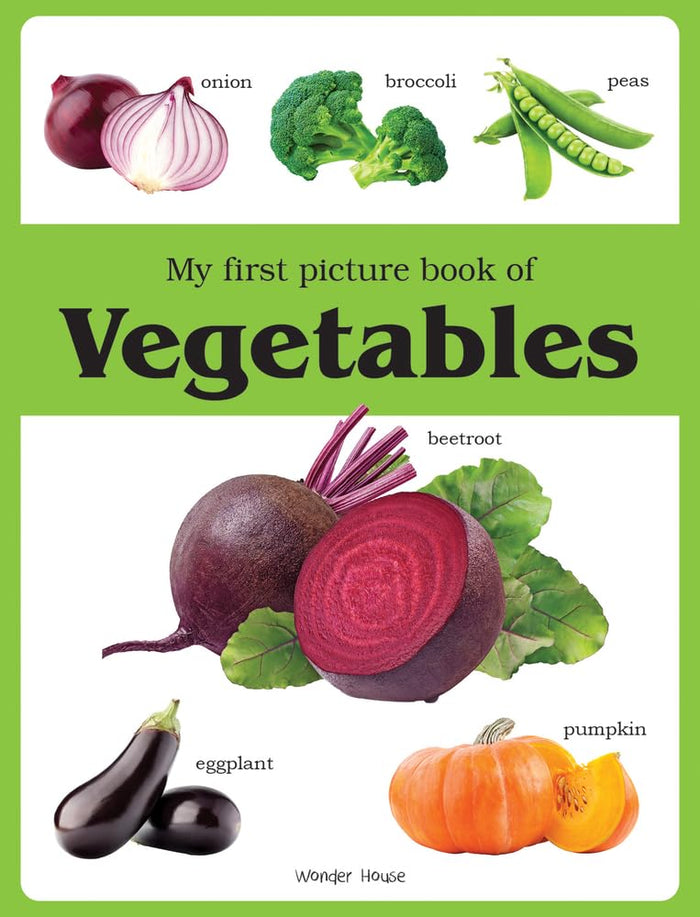 My First Book of Vegetables by Wonder House Books - Paperback cover