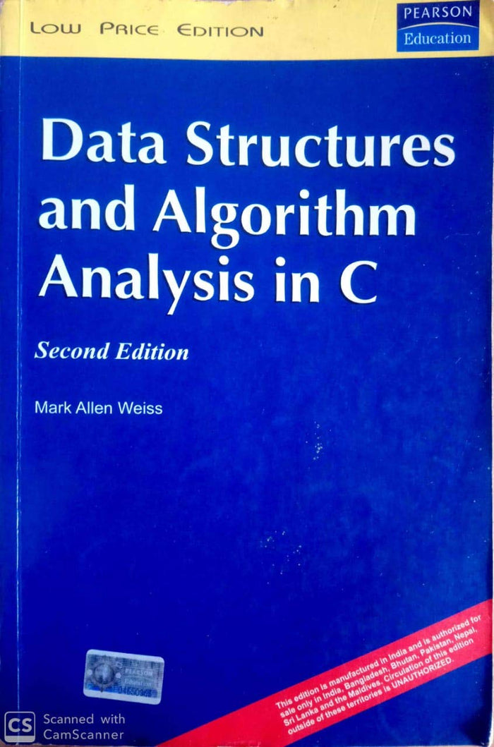 Data Strct & Algo Analysis in C++(anna) by Mark Allen Weiss - Paperback cover