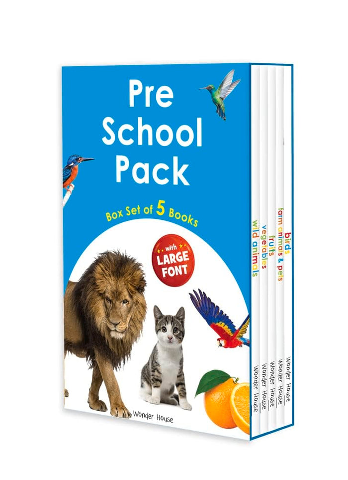 Early Learning Library Pack 2 : Box Set of 5 Books (Big Board Books Series, Large Font) by Wonder House Books - Board Book cover
