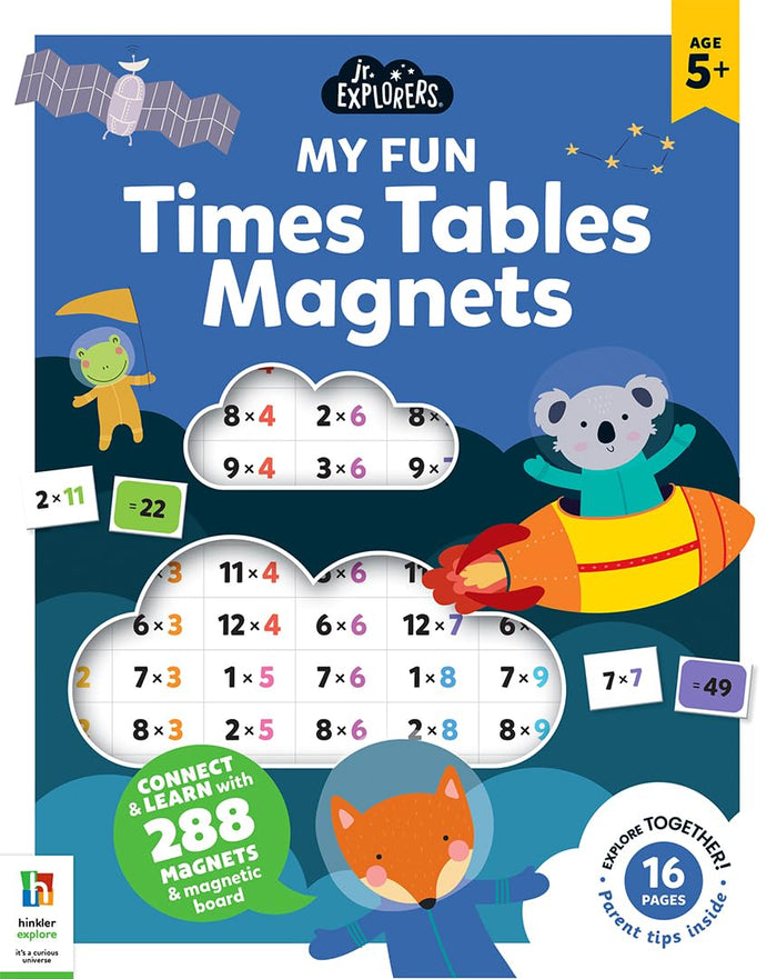 My Fun Times Tables Magnets by Hinkler Pty Ltd - Paperback cover