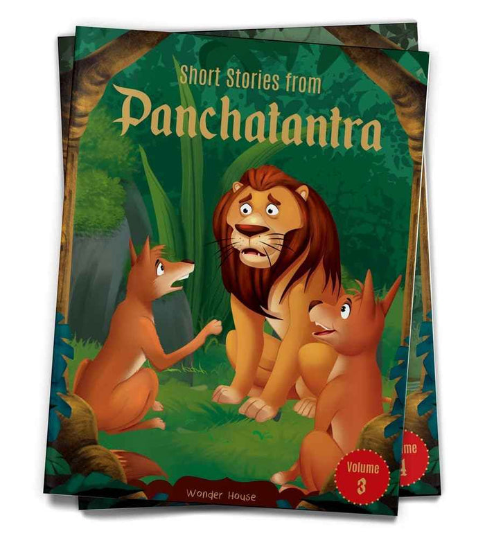 Short Stories From Panchatantra - Volume 3: Abridged Illustrated Stories For Children (With Morals) PaperbackÐ by Wonder House Books