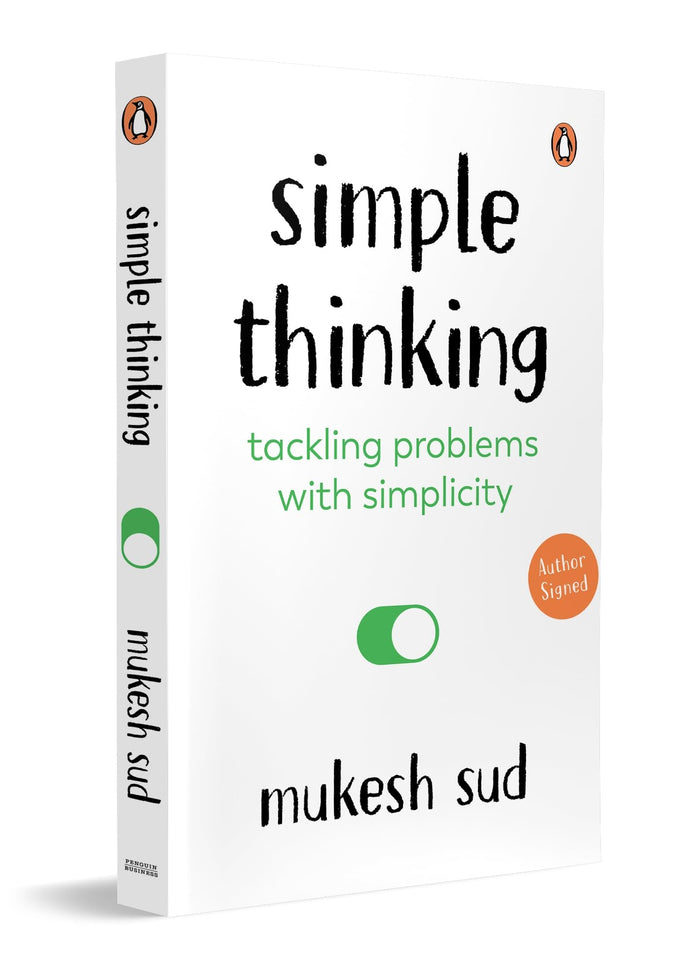Simple Thinking:Tackling Problems with Simplicity by Mukesh Sud - Paperback cover