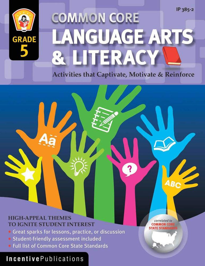 Common Core Language Arts & Literacy Grade 5: Activities That Captivate, Motivate & Reinforce by Marjorie Frank - Paperback cover