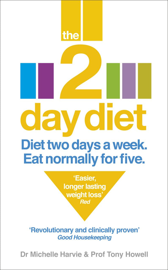The 2-Day Diet: Diet Two Days a Week. Eat Normally for Five. by Michelle Harvie . Tony Howell - Paperback cover
