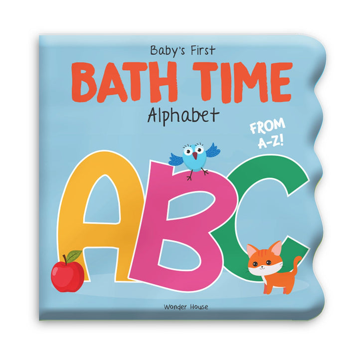 Baby's First Bath Time: ABC Bath Book by Wonder House Books - Bath Book cover