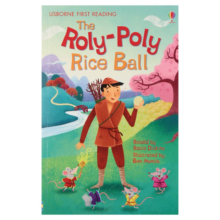 Ufr Level-2 The Roly-Poly Rice Ball by Rosie Dickins - Paperback cover